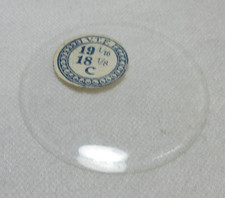 GLASS POCKET WATCH CRYSTAL WATCHMAKER SIZE 19 1/16 H C REPLACEMENT PART #0401