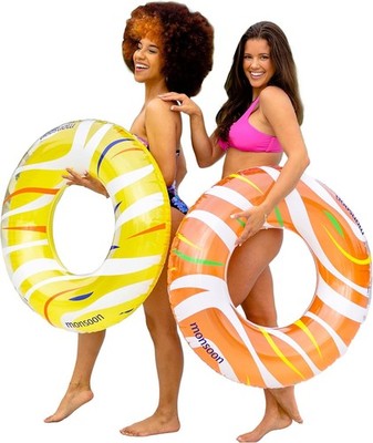 Monsoon Citrus 2 Pack Luxury Pool Floats Swimming Float Beach Tube Floaties New