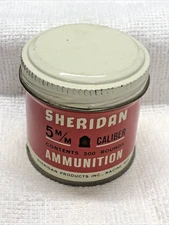 Sheridan 5mm/.20cal Airgun Pellets (500) Red and White Tin pellet gun