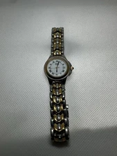 Pre-owned Women’s ESQ Aston 2-Tone Gold/Stainless Swiss Quartz Wristwatch E5339