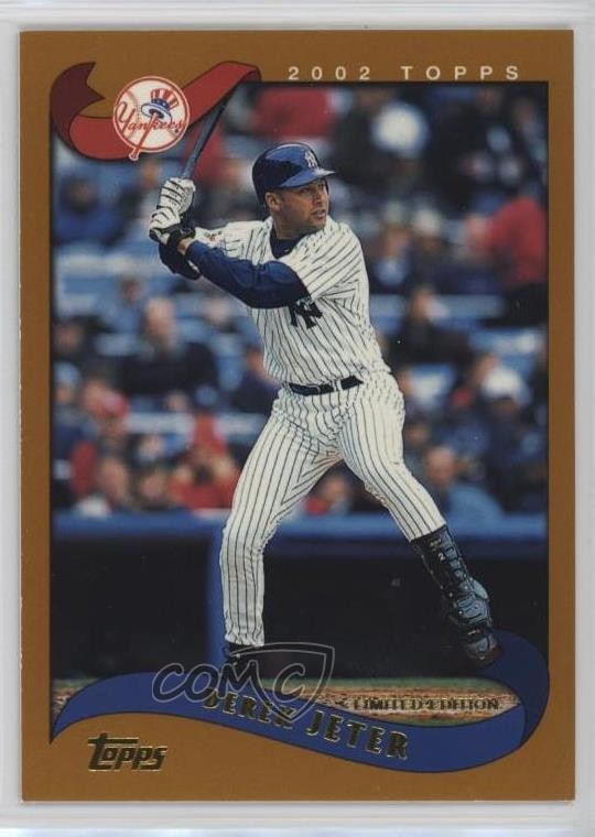 2002 Topps Limited Edition Derek Jeter #75 HOF 0h1
