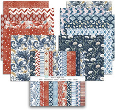 12X12 Inch Scrapbook Paper, Double Sided Patterned Craft Paper Set 24 Sheets of