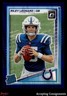 2025 Donruss Optic Purple Shock #255 Riley Leonard RATED ROOKIE RC COLTS