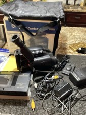 GE VHS-C Camcorder with Cords Charger Battery Case and Instruction Book Tested