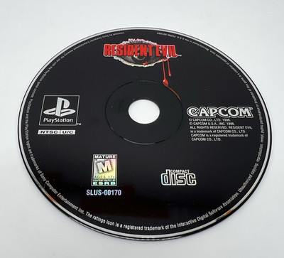 Resident Evil PS1 PlayStation 1 ~ DISC ONLY ~ Tested Authentic Rare Horror 1996