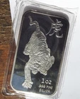 Sunshine Minting 1 troy oz .999 Silver Bar - Tiger (Year of the), Medal, Token
