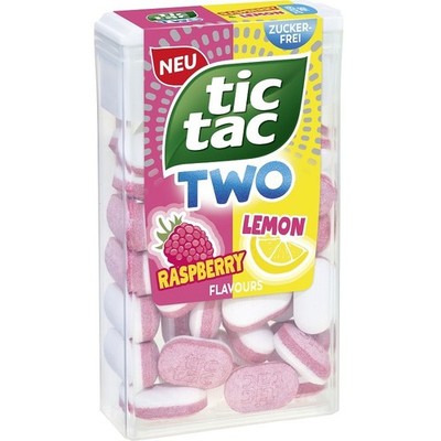 tic tac Two Raspberry Lemon 38,5g Limited Edition Lutschpastille (77,66 EUR/kg)
