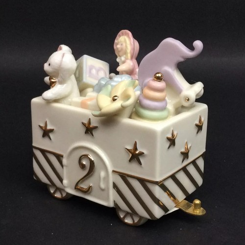 Lenox Happy Birthday Express Train-Welcome Baby +Fantastic First +Two w/Box +COA - Picture 18 of 24