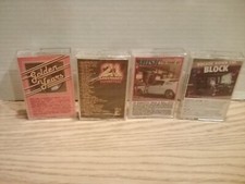 Four 1960's-1980's Various Artists Cassette Tapes.