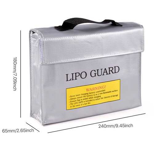 Bolsa de seguridad Lipo Guard ignífuga a prueba de explosiones portátil para batería de radiocontrol - Imagen 15 de 37
