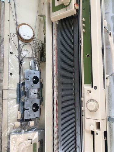 Máquina de tejer Brother KH-881 no probada usada vintage Japón - Imagen 11 de 14