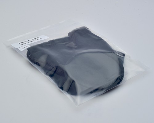 Genuine Nikon CL-0915 Black Soft Lens Case Pouch 18-70 18-135 55-200 Micro 55 40 - Picture 3 of 3