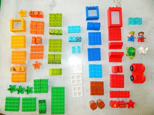 LEGO DUPLO 10580 CAJA DE LUJO DE DIVERSIÓN 100% CREATIVOS JUGUETES PREESCOLARES en CONTENEDOR - Imagen 4 de 6