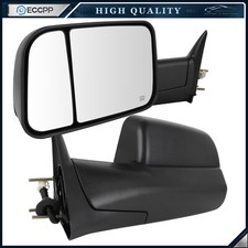 Tow Mirrors For 98-01 Dodge Ram 1500 98-02 2500 3500 Power Heated Updated Style