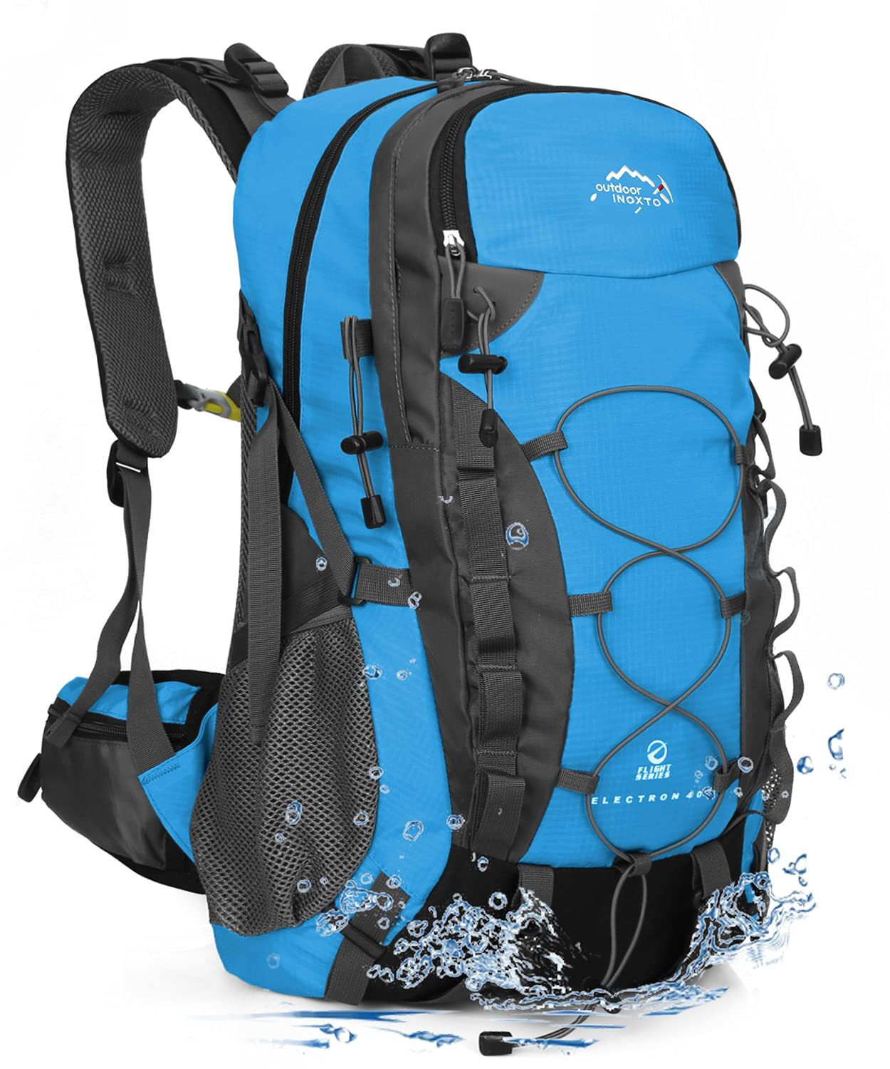35L 40L Lightweight Hiking Backpack with Waterproof Rain Cover for Day Trips-image