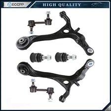6pcs Front Lower Control Arm Ball Joints Sway Bars For 2004 2005 2006 Acura TL