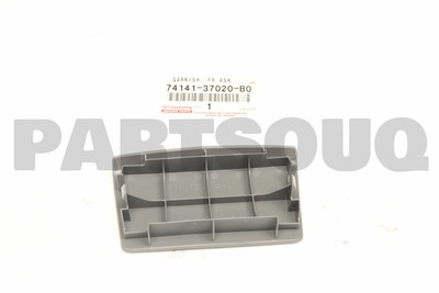 7414137020B0 Genuine Toyota GARNISH, FRONT ASH RECEPTACLE, NO.1