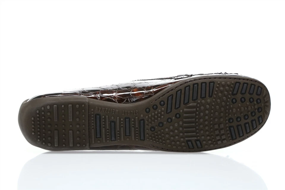 Mocasines mujer STUART WEITZMAN charol marrón talla 6,5 Foto 4 de 4