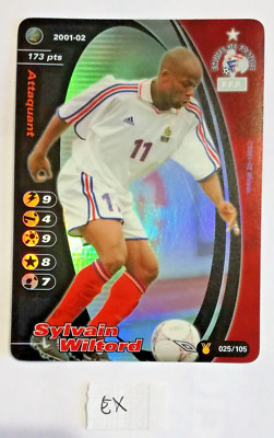 WILTORD 2001 2002 FOOTBALL CHAMPIONS FRANCE TEAM FOIL SYLVAIN LEAGUE 1 WHITE