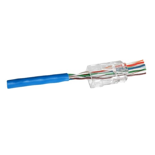 Portable RJ45 Stecker Teile Starke Plastizit?t Plugs Transparent Adapter - Bild 18 von 24