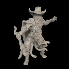 Cowboy Human Wizard Miniature Dungeons & Dragons Magic & Mages