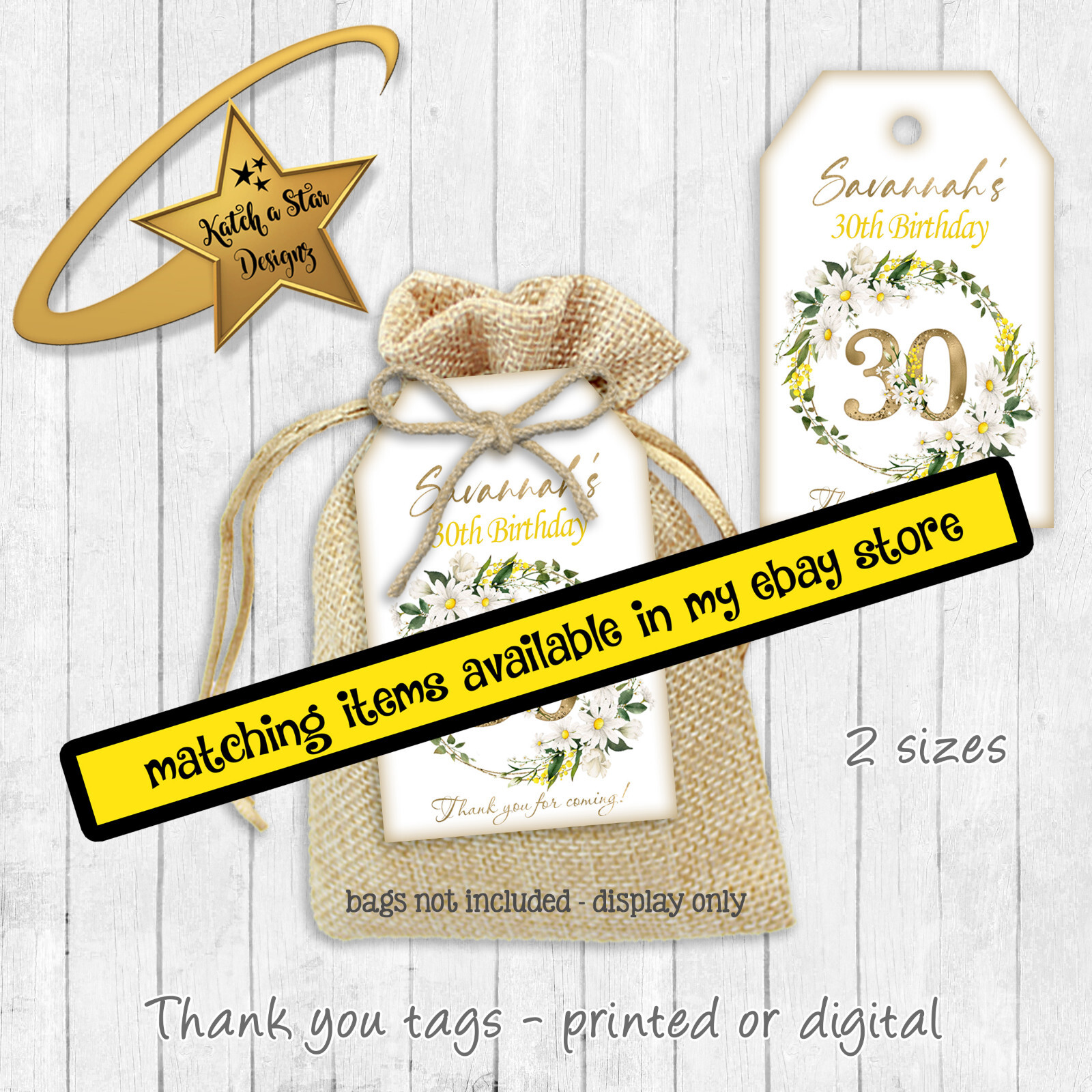 DAISIES (ANY AGE) PERSONALISED BIRTHDAY PARTY INVITATIONS eBay