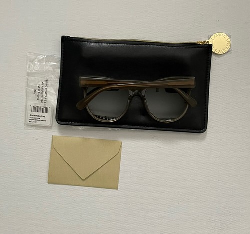 Stella McCartney SCO100S 004 BROWN BRONZE 61 star studded mirrored oversized - Picture 4 of 7