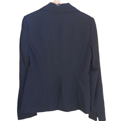 Guess Collection Blazer Boyfriend Single Breasted Boxy Button Career Black L - Picture 2 of 8