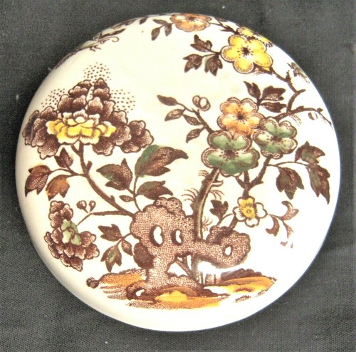 Vintage Mason's Patent Ironstone Ginger Jar w/ Lid: MANCHU 6-1/2" England - Picture 2 of 6
