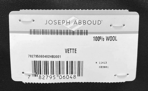 New Men's Joseph Abboud Vette Black Tuxedo Jacket Satin Notch Lapels Size 40R - Picture 5 of 6