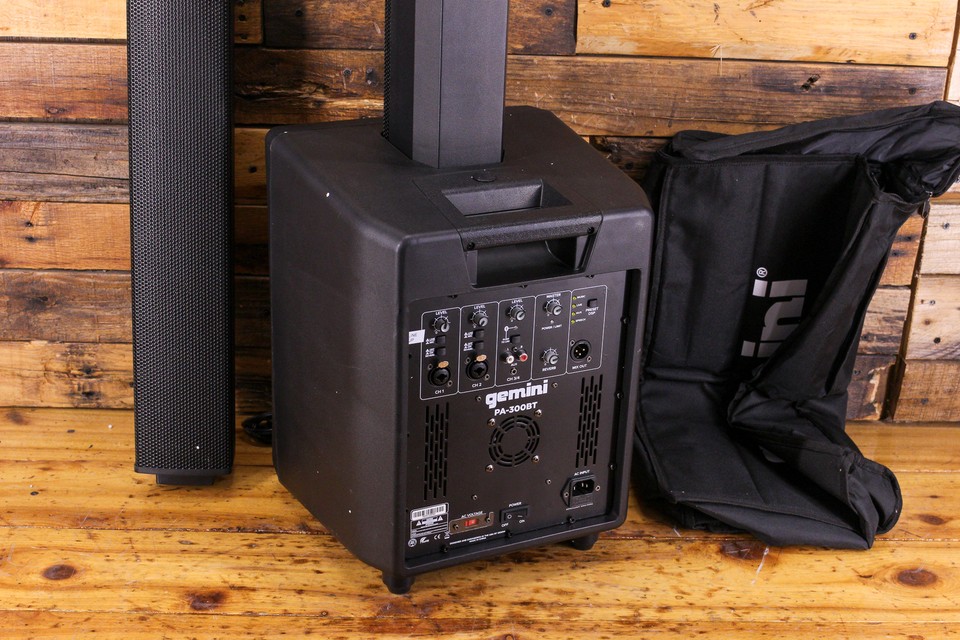 Gemini PA300BT Portable Line Array Column PA Speaker System eBay