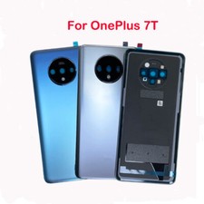 For OnePlus 7T Rear Housing Glass Battery Back Door Cover with Lens