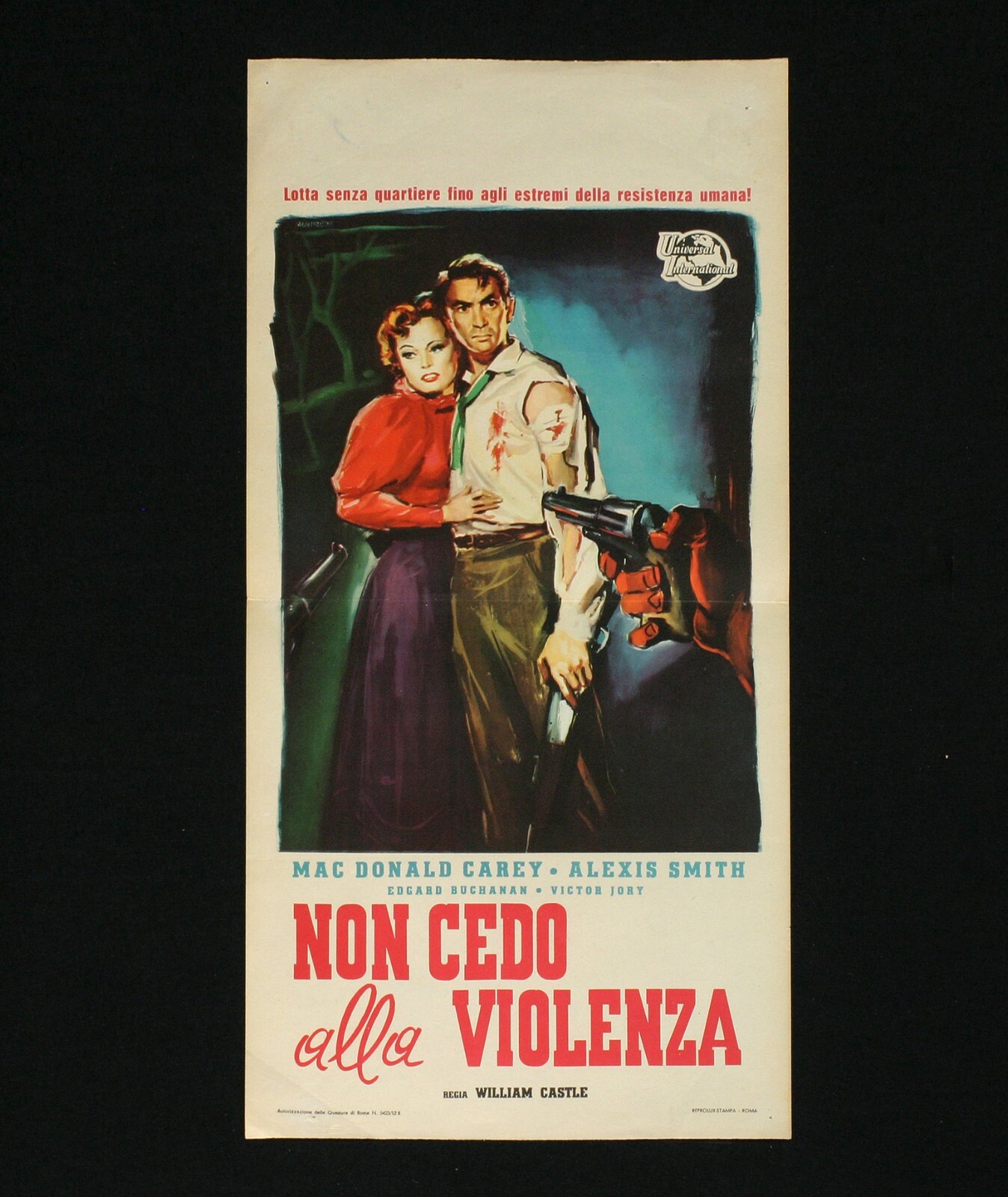 Locandina di Non cedo alla violenza (1951)