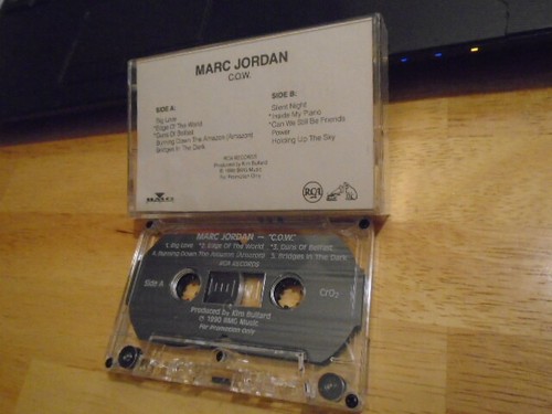 RARE PROMO Marc Jordan CASSETTE TAPE Cow rock STAN BUSH Amy Sky eagles Venice 90 - Picture 1 of 2