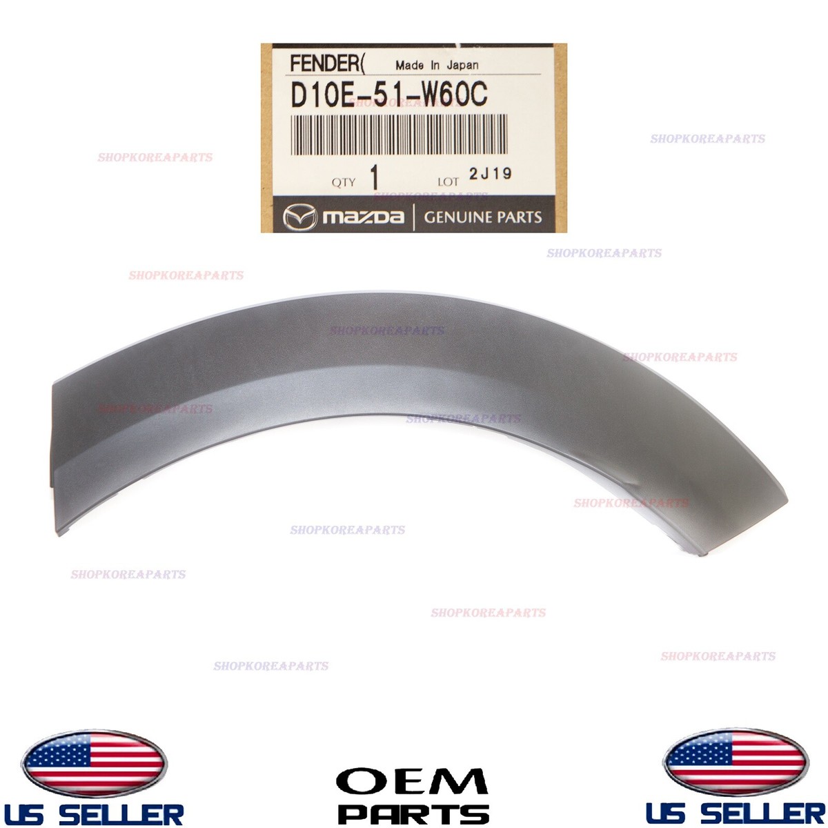 Genuine Rear Fender Wheel Molding LEFT Driver Side ⭐OEM⭐ Mazda