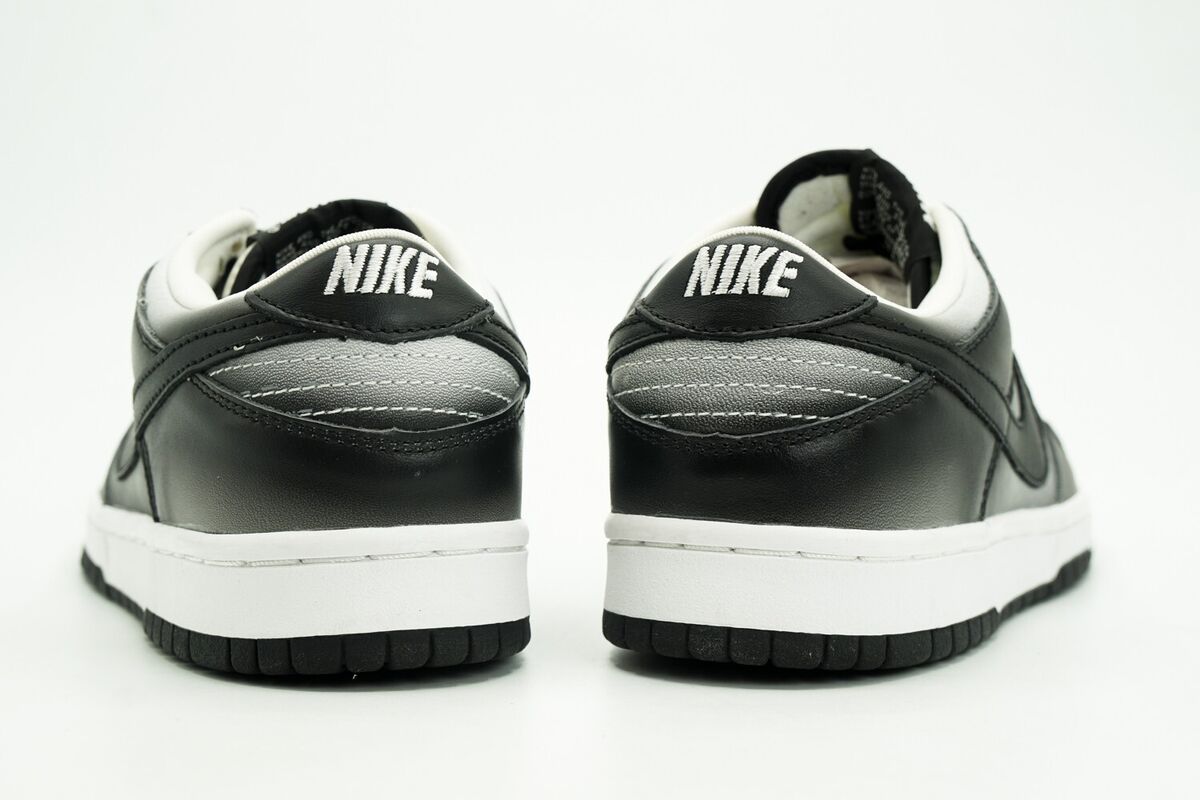 NIKE DUNK LOW USED SIZE 8 HAZE BLACK WHITE MEDIUM GREY NIKE DUNK LOW USED SIZE 8 HAZE BLACK WHITE MEDIUM GREY