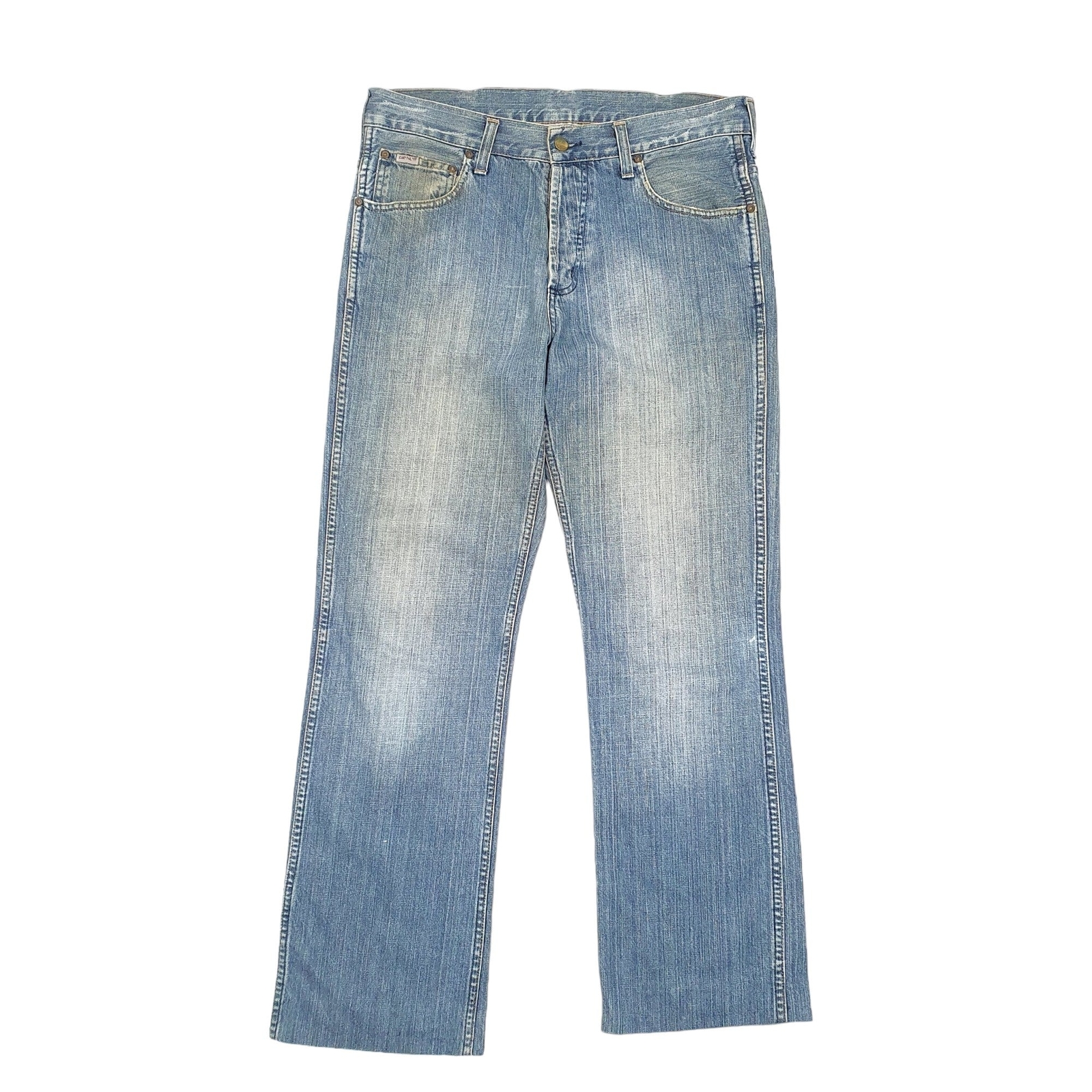 CARHARTT Casual Jeans Regular Fit Blue Denim Trousers Mens Miner W34 L30 image 2