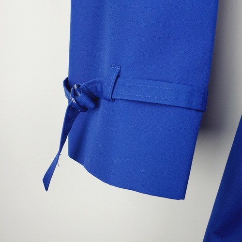 Vintage 1990's Misty Harbor Model Beth Cobalt Blue Rmvbl Liner Coat 6 Petite NWT - Picture 7 of 11