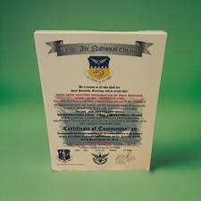 AIR NATIONAL GUARD - OHIO / 121ST REFUELING WING~CERTIFICATE OF COMMENDATION