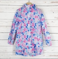 Joules Ditzy Floral Golightly Packable Rain Coat