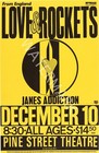 Love & Rockets - Janes Addiction - 1987 Vintage Music Poster