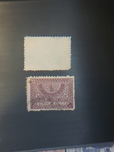 2 - Estampillas de Arabia Saudita 1934 - (1) 20 y (1) 1/2 símbolos de dominación de Guerche - Imagen 9 de 10