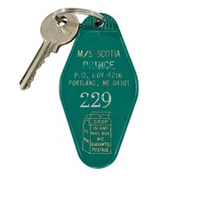 Defunct M/S Scotia Prince Cruise Ship Room Key Fob Portland Maine Ferry RARE