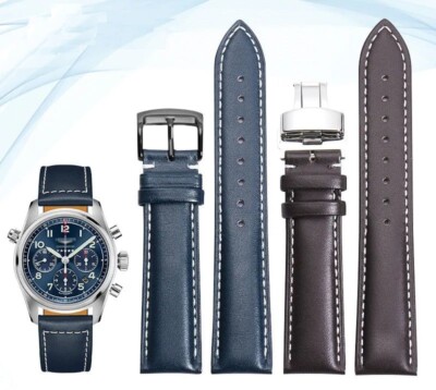 Leder Uhrenarmband passend für Longines L3 811 810 820 Spirit Hydro Conquest ...