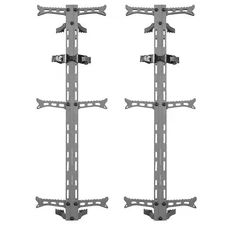 Hawk Helium Hunting Treestand Portable Climbing Sticks w/ Fold Up Steps, 6 Pack