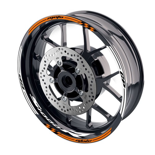 17'' Wheel Rim Decal Racing Check Sticker For S1000R 2014-2019 15 16 17 18 - Picture 4 of 22