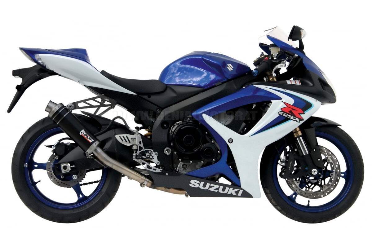 Mivv Exhaust Muffler GP Carbon Fiber High for Suzuki Gsx-R 600 2006 > 2007