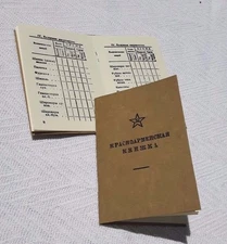 WW2 Soviet ID Book Reproduction