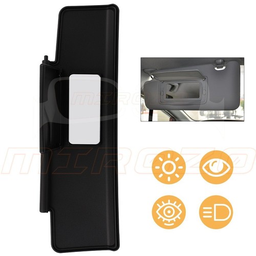 MIROZO For 06-15 Mazda MX-5 Miata Front Passenger Right Sun Visor Sunshade Black - Picture 6 of 11