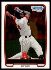 2012 Bowman Chrome Prospect Autographs Brandon Jacobs Boston Red Sox #BCP93